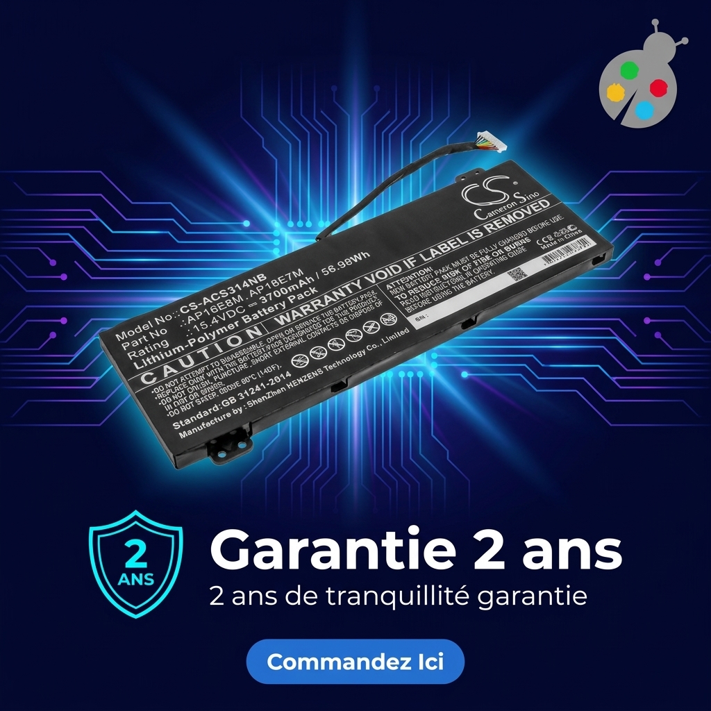 Batterie ordinateur portable acer conceptd 3 cn315 71p 74ac