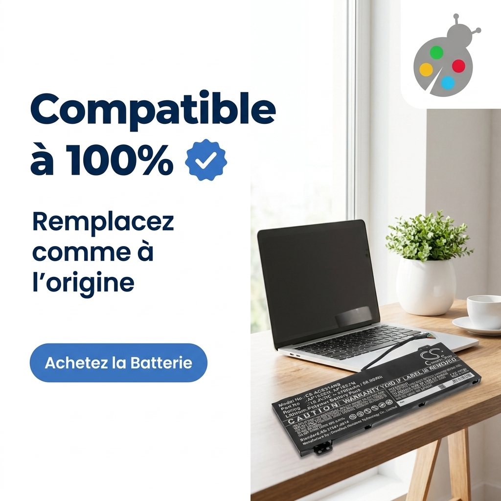 Batterie ordinateur portable acer conceptd 3 cn315 71p 74ac