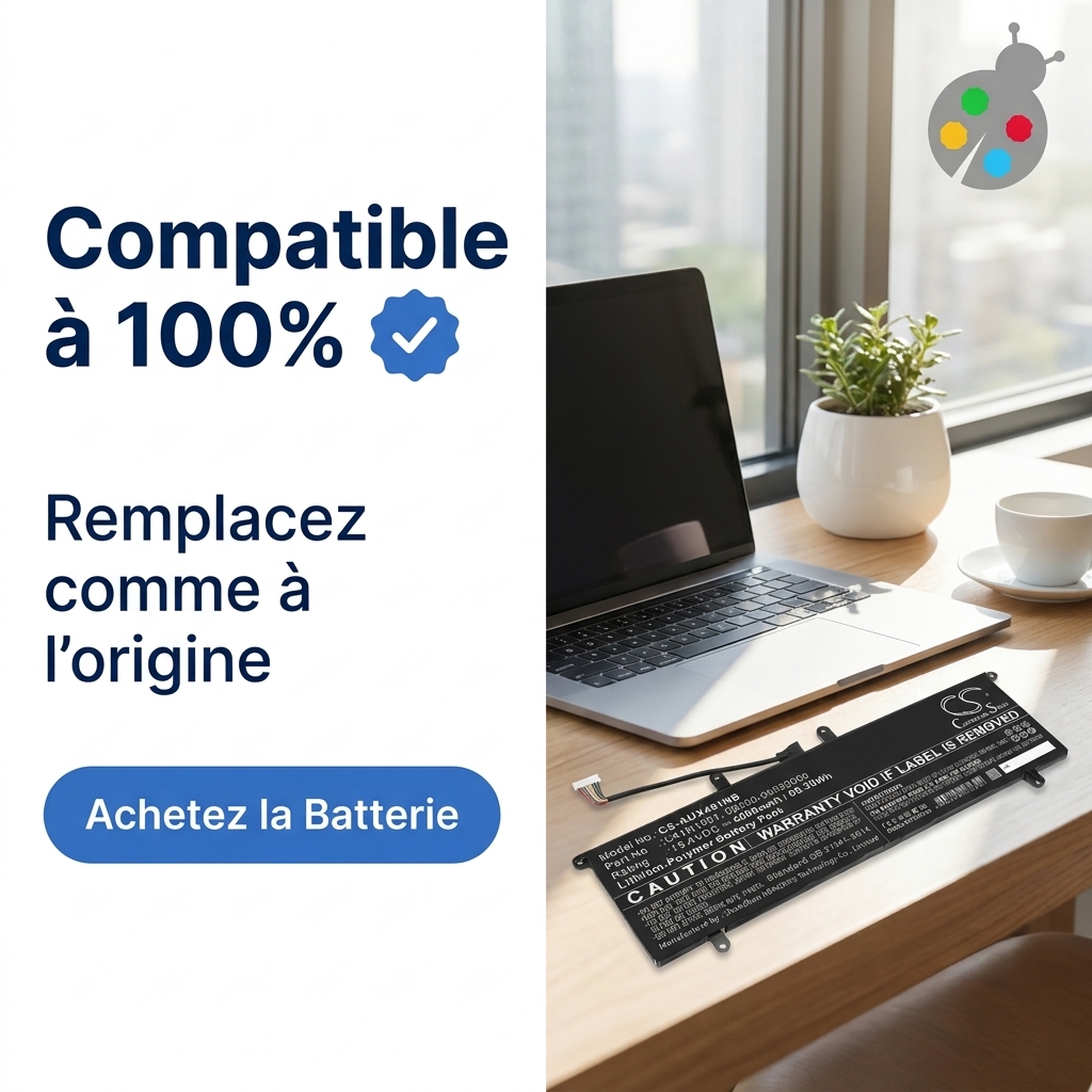 Batterie ordinateur portable asus zenbook ux481fl bp1505t