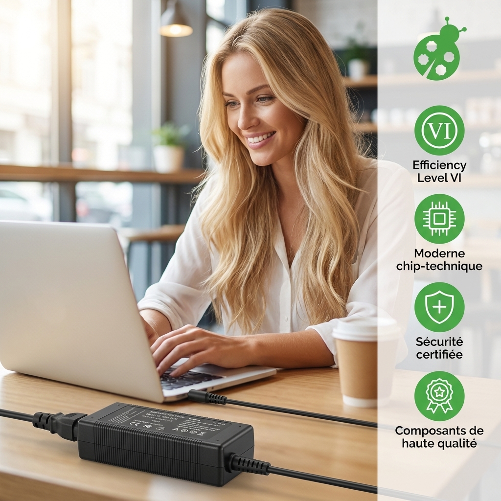 Chargeur ordinateur portable dell inspiron p35e001