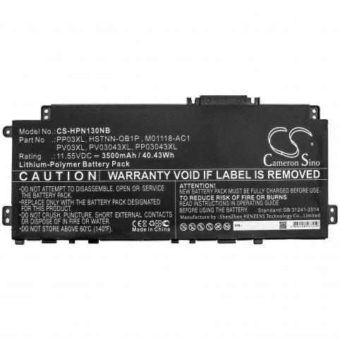 Batterie ordinateur portable hp pavilion x360 14 dw0001no