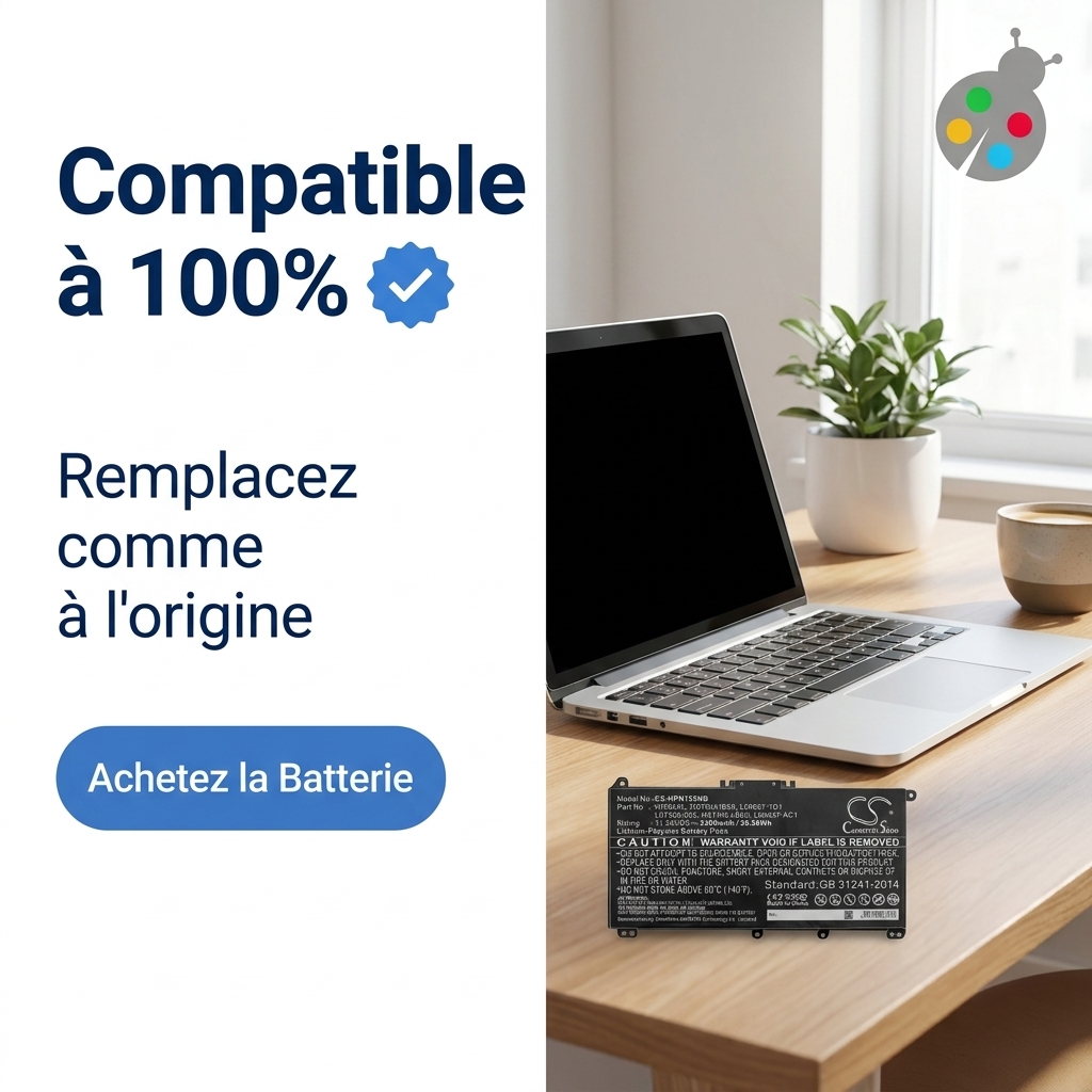 Batterie ordinateur portable hp pavilion 15 eg0xxx
