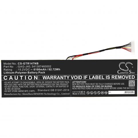 Batterie ordinateur portable gigabyte aero 15 oled xa