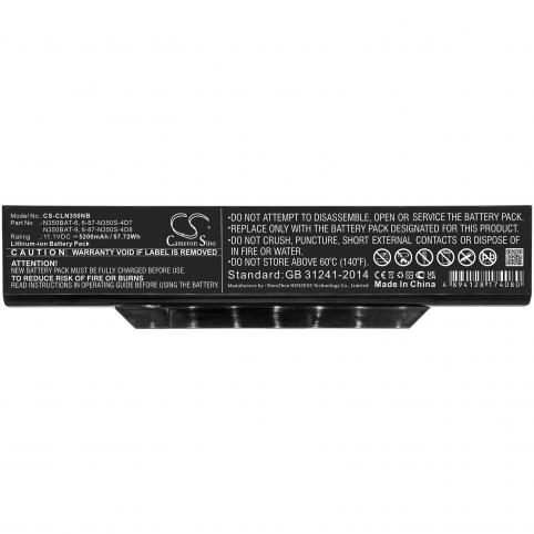 Batterie  clevo 6 87 n350s 4d7