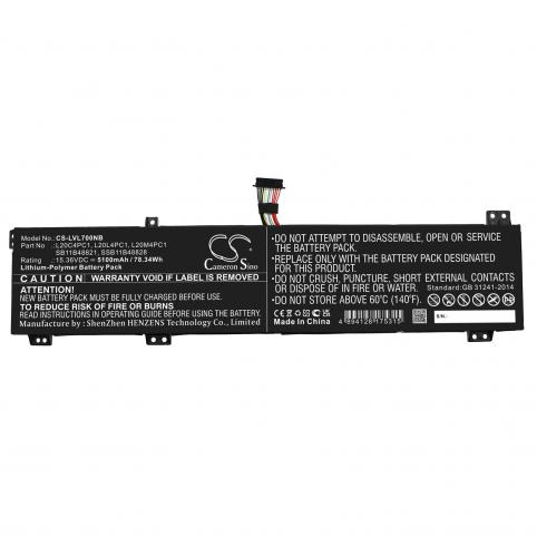 Batterie ordinateur portable lenovo legion 5 pro 82jd001frk
