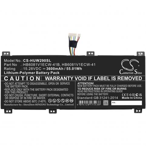 Batterie ordinateur portable huawei magicbook pro 2020