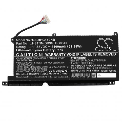 Batterie ordinateur portable hp pavilion 15 dk1368nf