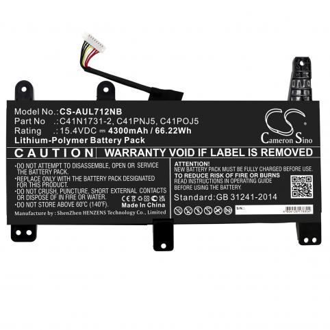 Batterie ordinateur portable asus rog strix g15 g512lw