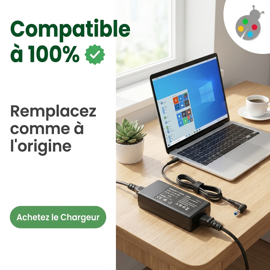 Chargeur ordinateur portable asus expertbook p2 p2451fa ek0028r