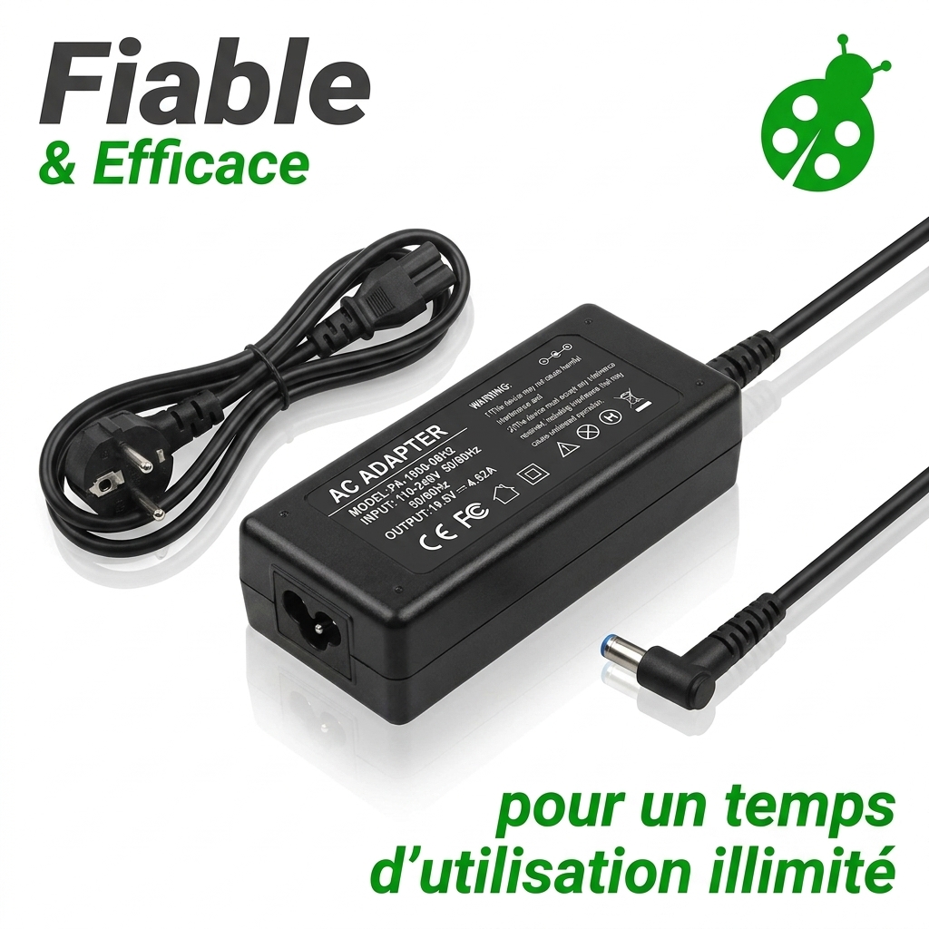 Chargeur ordinateur portable hp  pavilion 15 bw0xx i3