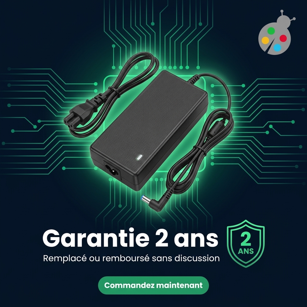 Chargeur ordinateur portable hp  pavilion 15 bw0xx i3