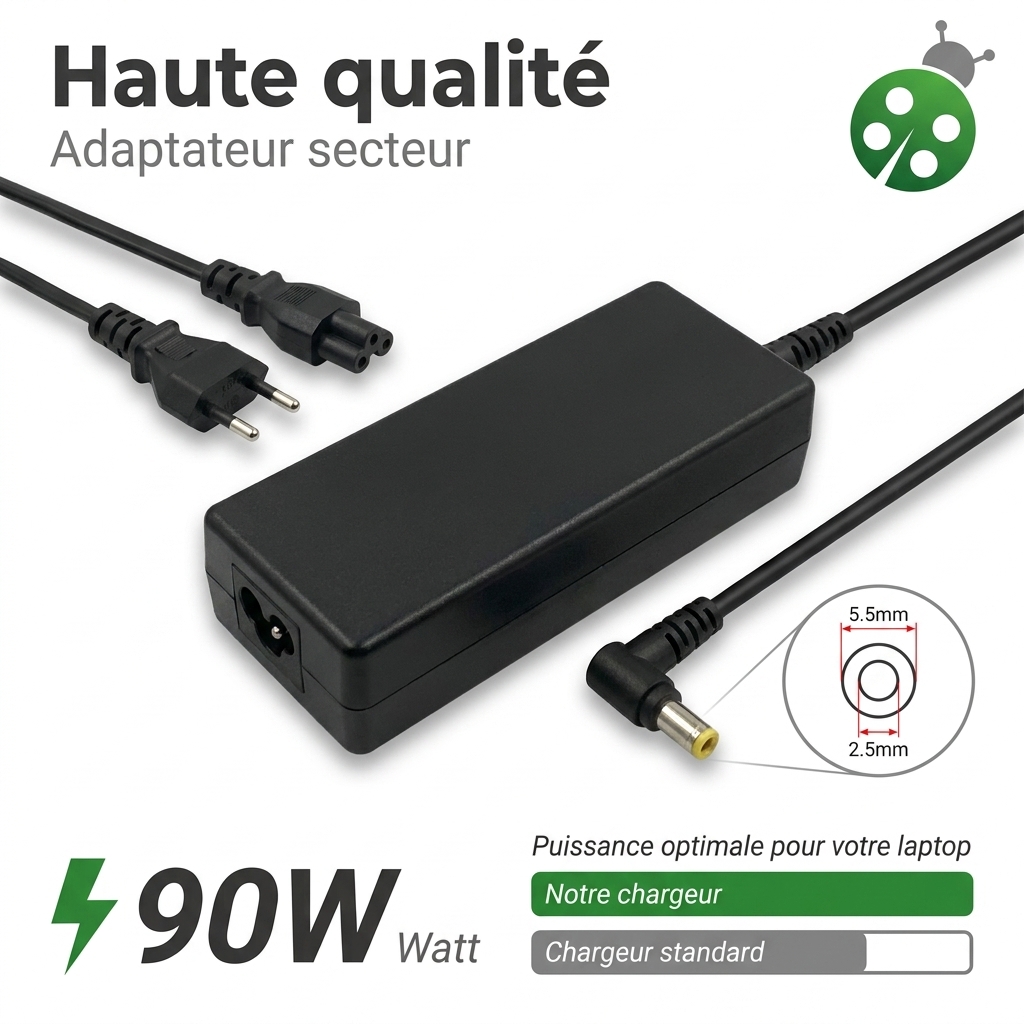 Chargeur ordinateur portable medion akoya e14409