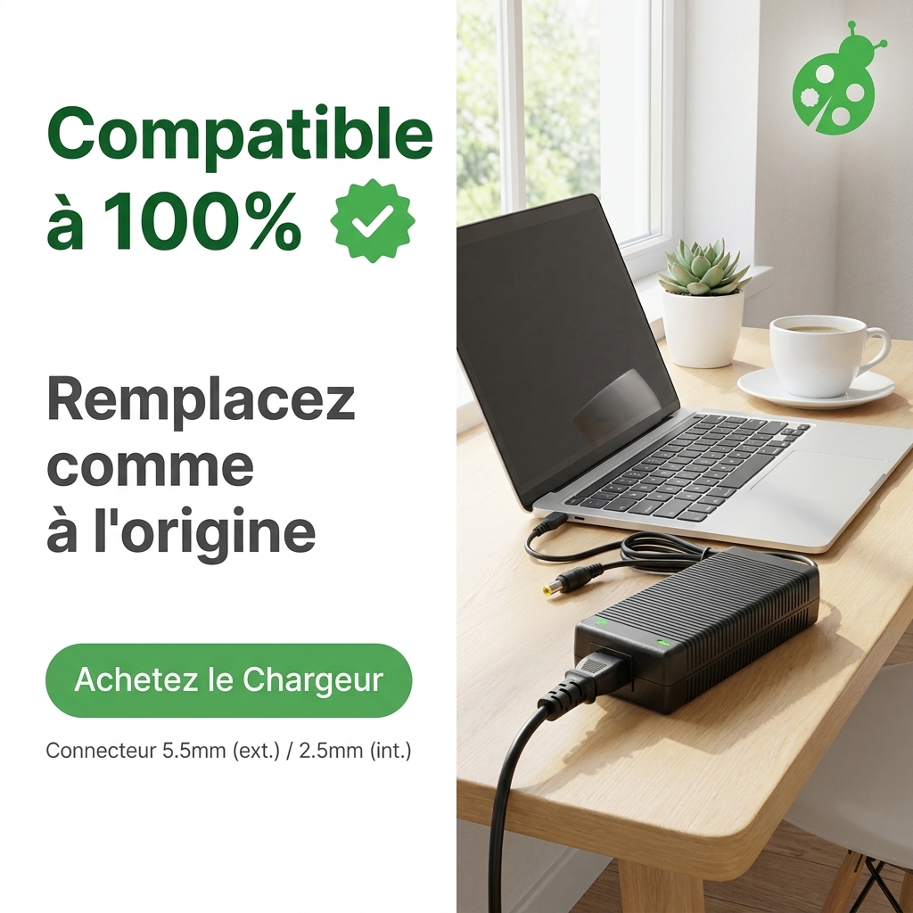 Chargeur ordinateur portable medion akoya e14409