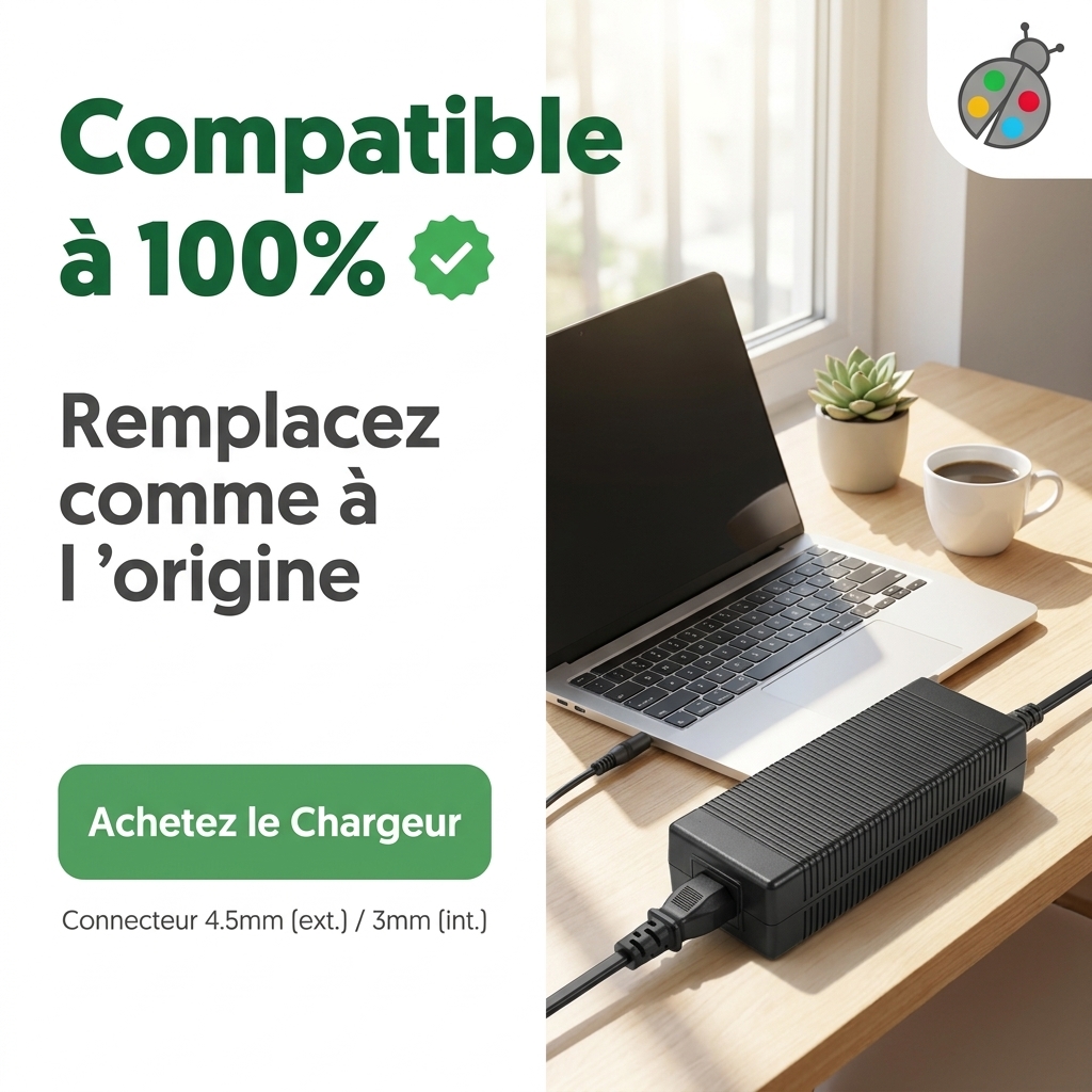 Chargeur ordinateur portable dell inspiron 16 dc16250