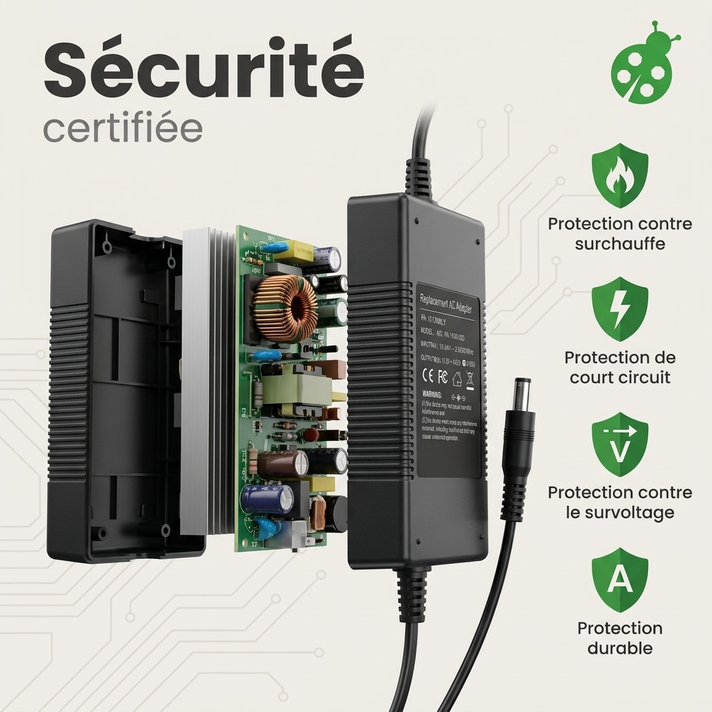 Chargeur ordinateur portable dell latitude e5480