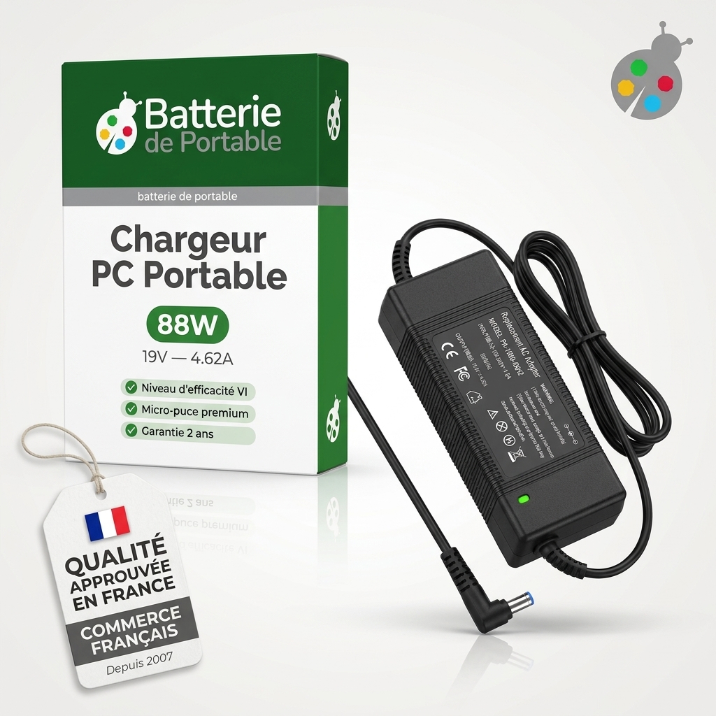 Chargeur ordinateur portable hp  pavilion 15 da0008ca