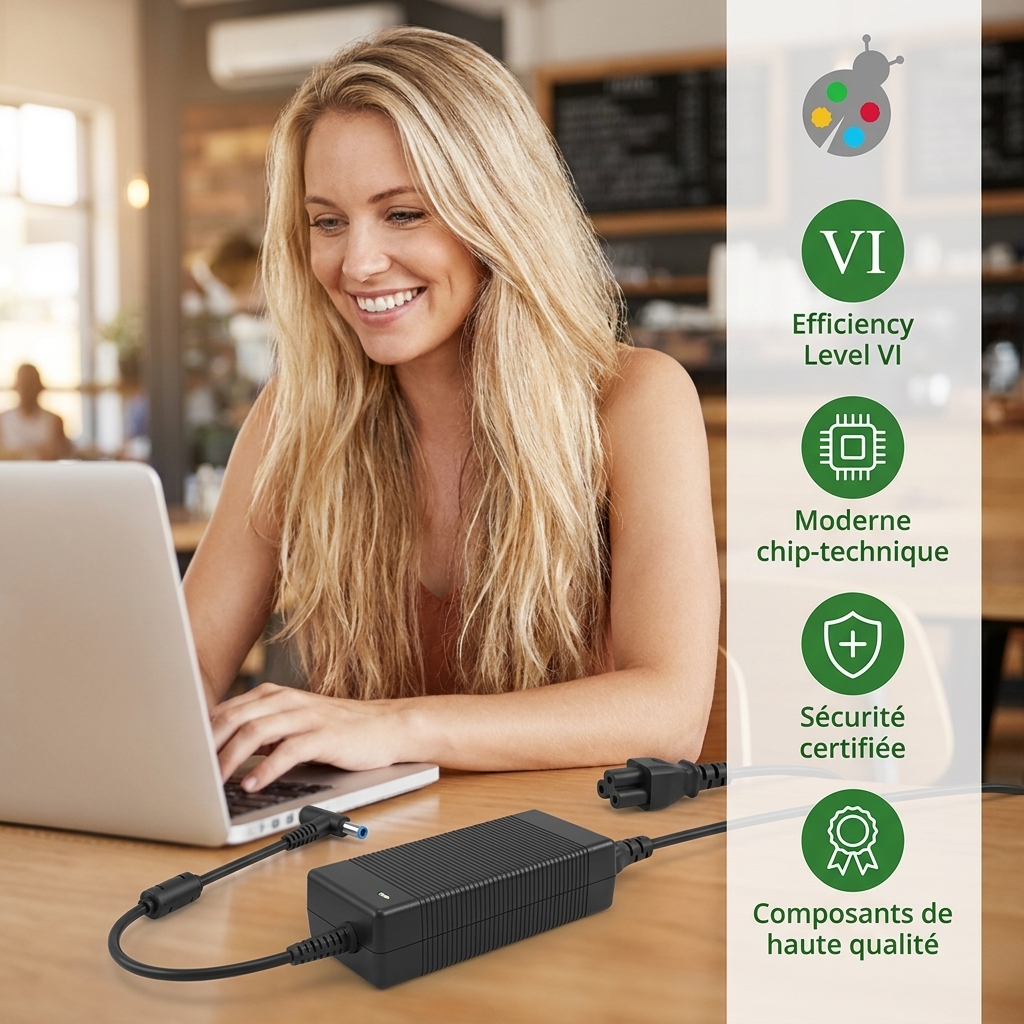 Chargeur ordinateur portable hp  pavilion 15 da0008ca