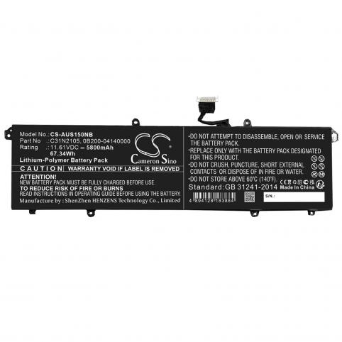 Batterie ordinateur portable asus vivobook 15x oled x1503za 0111b12500h