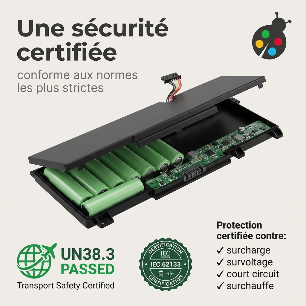 Batterie ordinateur portable msi katana gf66 11ud