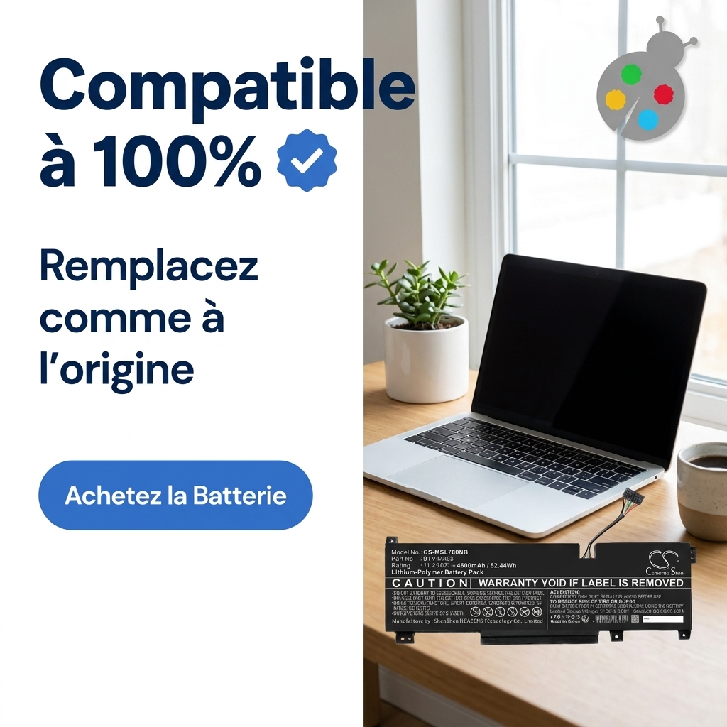 Batterie ordinateur portable msi katana gf66 11ud