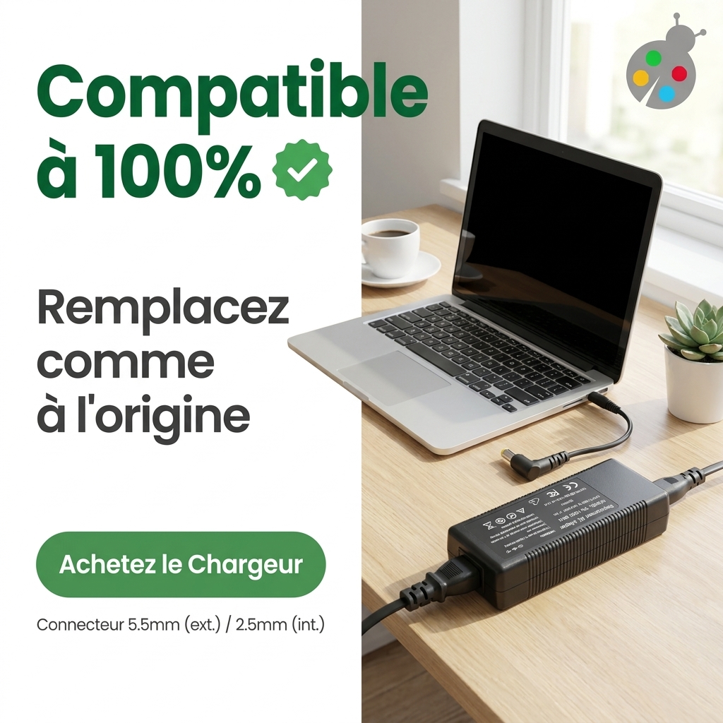 Chargeur ordinateur portable essentielb smart mouv 1504