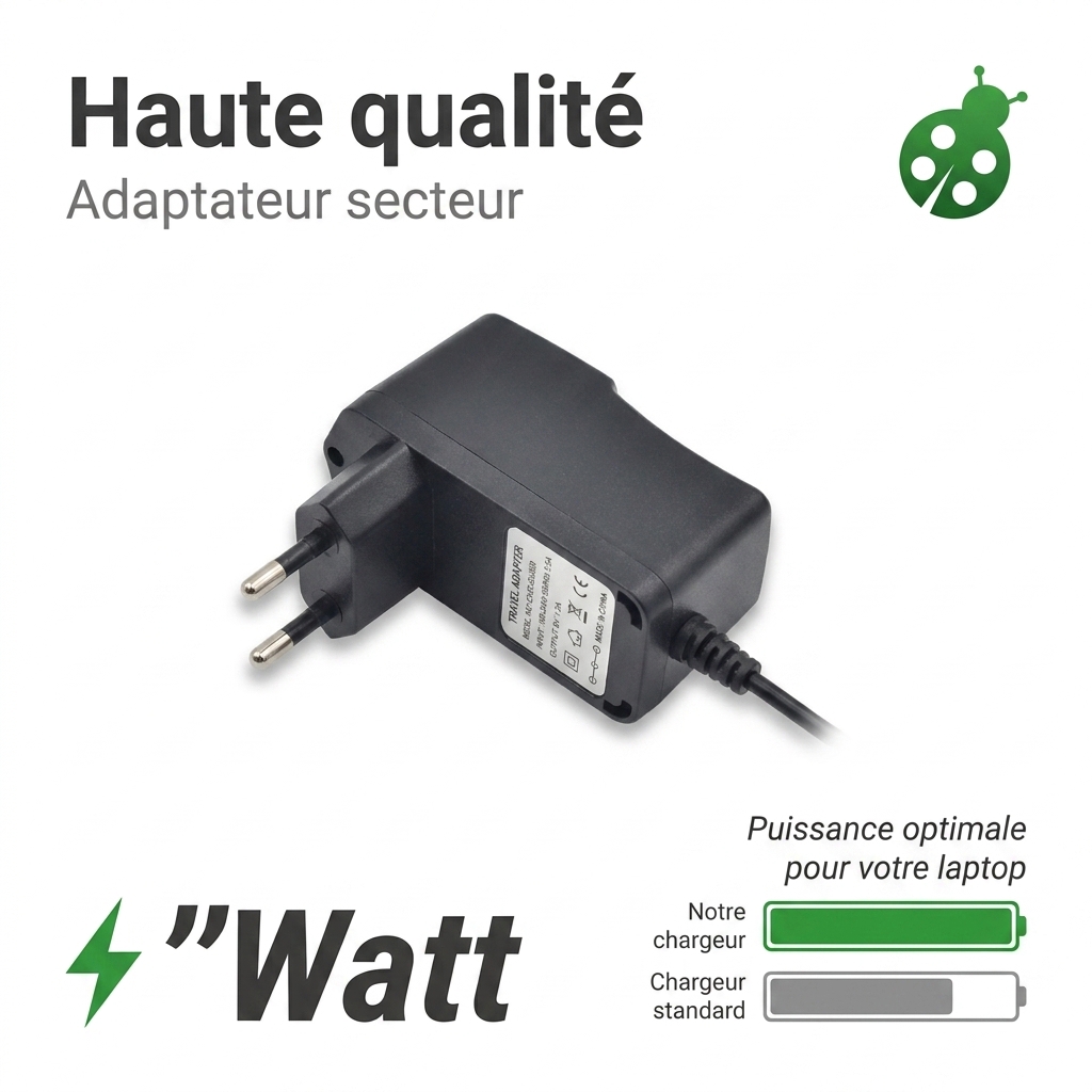 Chargeur ordinateur portable thomson neo 15a n15c4sl128s