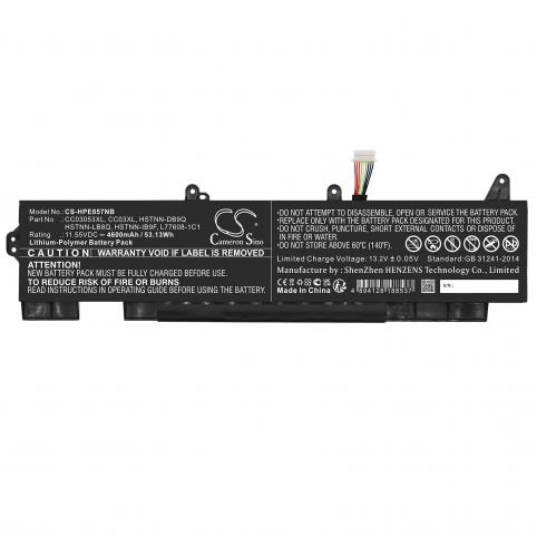 Batterie ordinateur portable hp elitebook 850 g7 w10p64