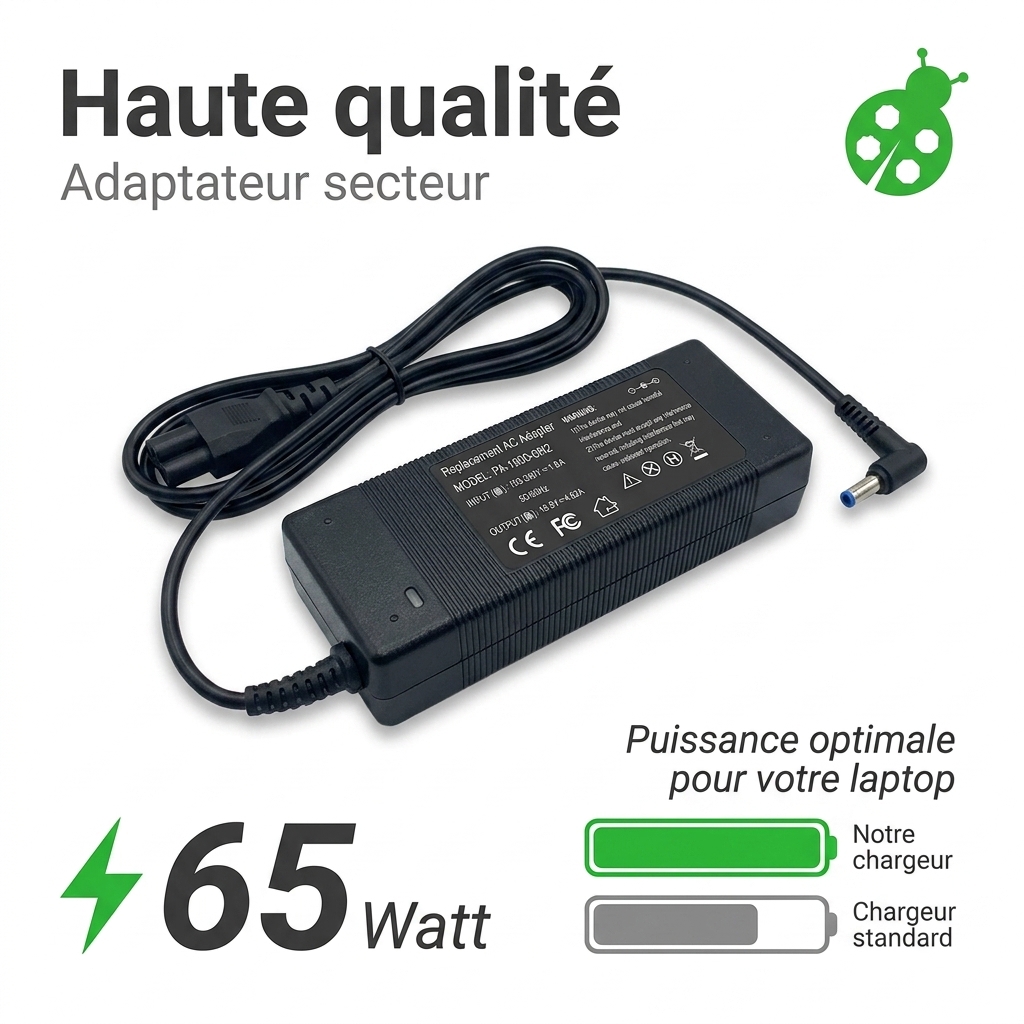 Chargeur ordinateur portable hp  notebook 255 g9