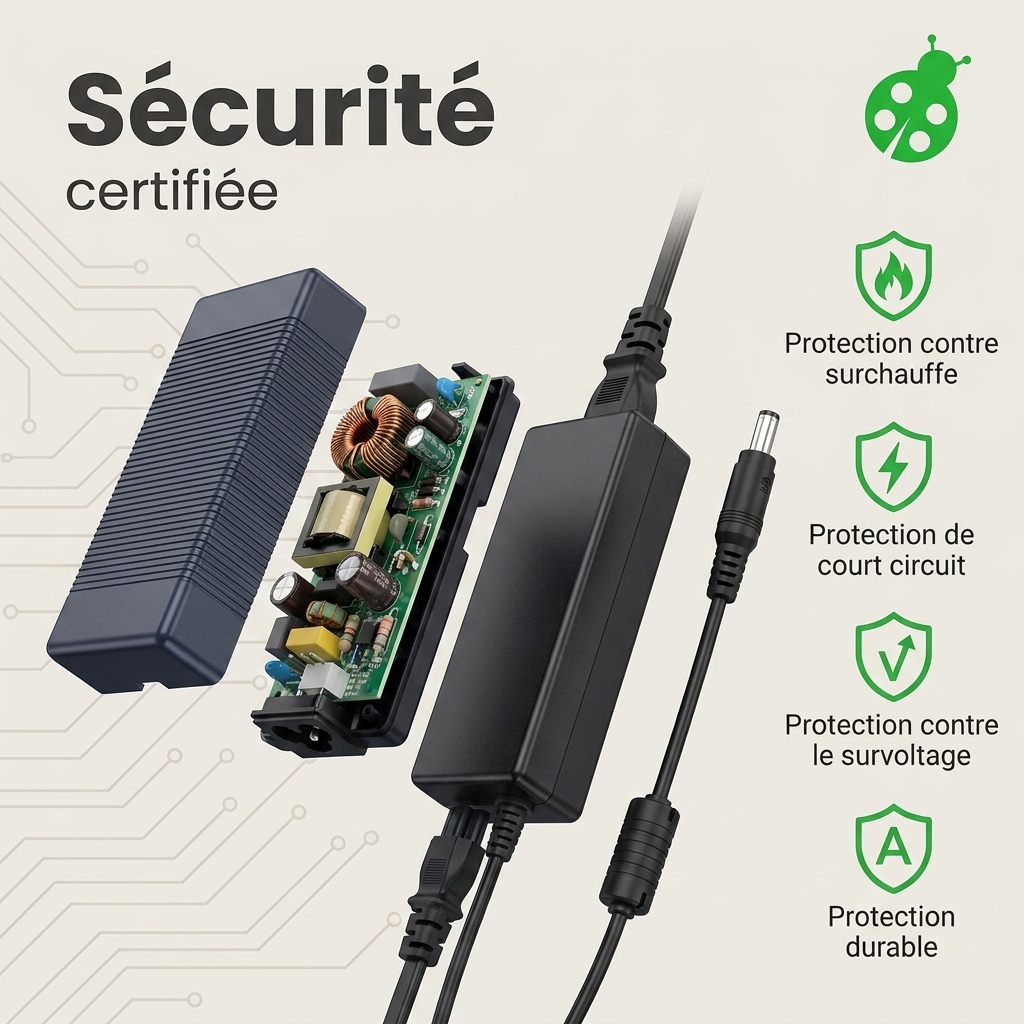 Chargeur ordinateur portable asus vivobook 17 s1704za bx188w