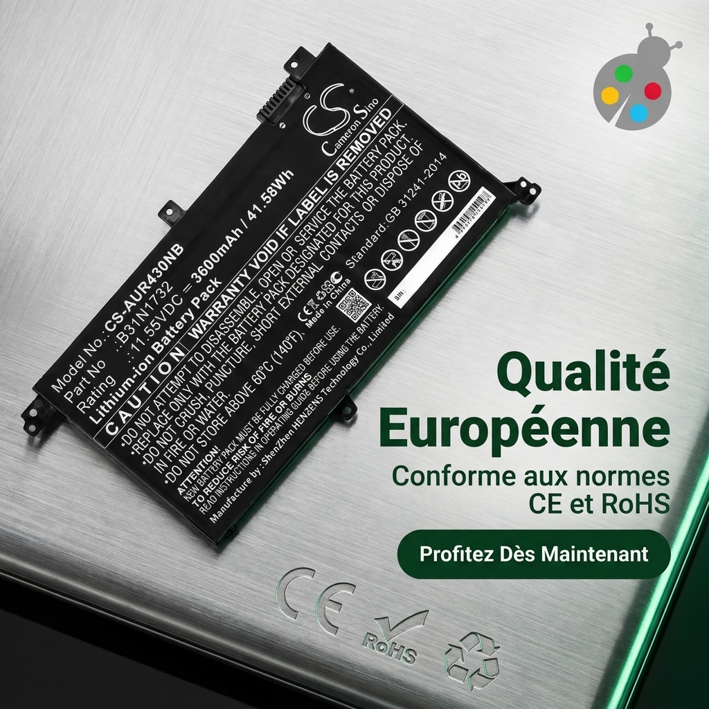 Batterie ordinateur portable asus fx571li