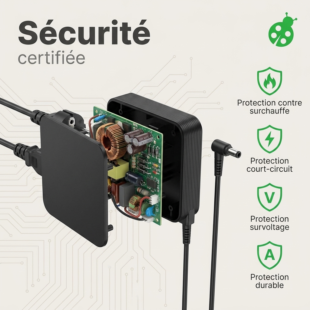 Chargeur ordinateur portable asus expertbook b1 b1400ceae eb0159r