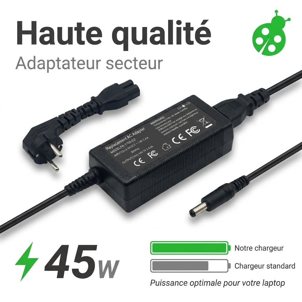 Chargeur ordinateur portable asus vivobook r524fa