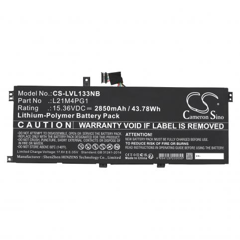Batterie ordinateur portable lenovo thinkpad l13 yoga gen 4 21fj0021ue