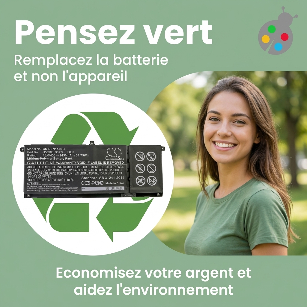 Batterie ordinateur portable dell inspiron 15 5501