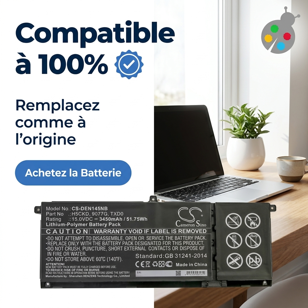 Batterie ordinateur portable dell inspiron 15 5501