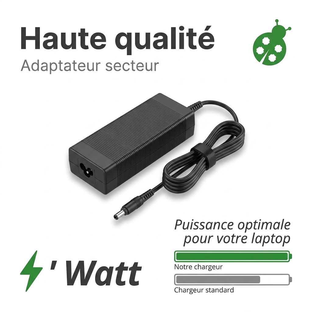 Chargeur ordinateur portable msi modern 15 b7m 063my
