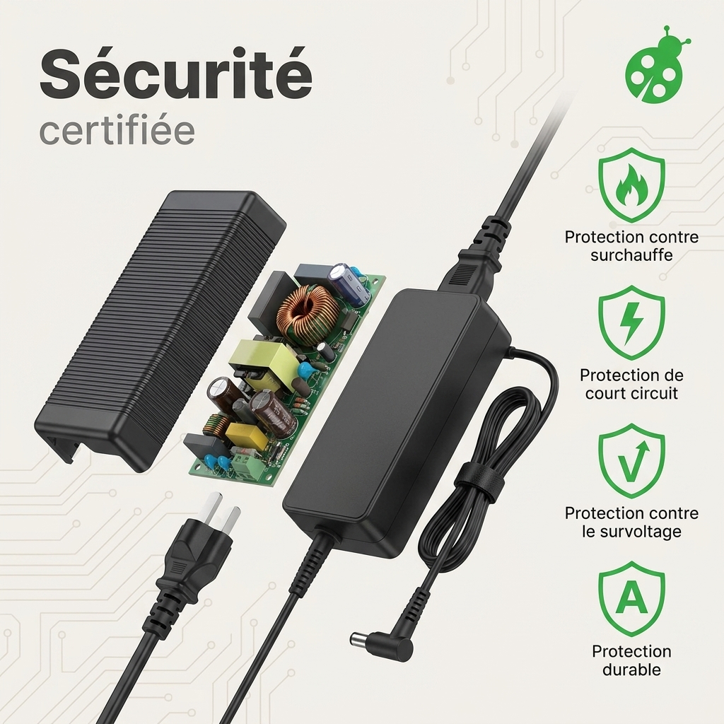Chargeur ordinateur portable msi modern 14 b10mw 443fr
