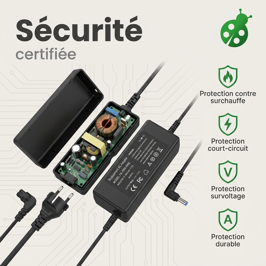 Chargeur ordinateur portable msi katana 17 b12vgk 251it
