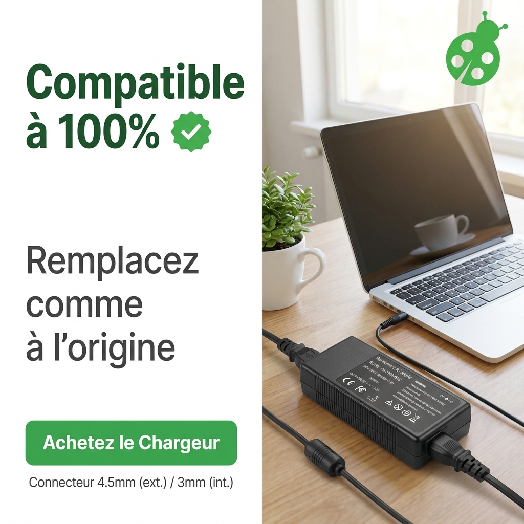 Chargeur ordinateur portable msi katana 17 b12vgk 251it