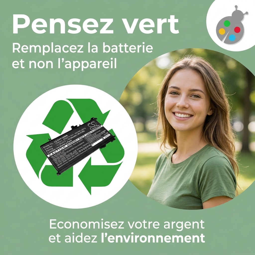 Batterie ordinateur portable hp pavilion 15 bc304nf