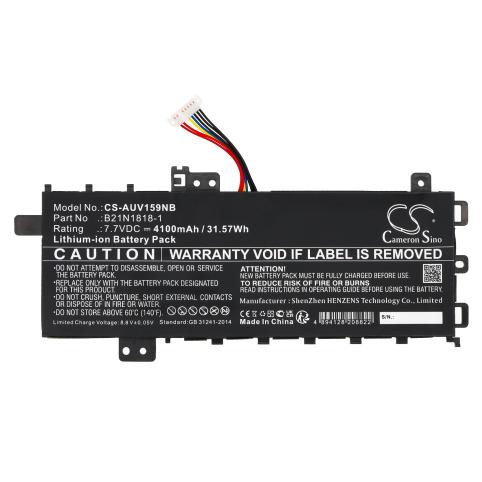Batterie ordinateur portable asus vivobook 17 x712fa bx020t 90nb