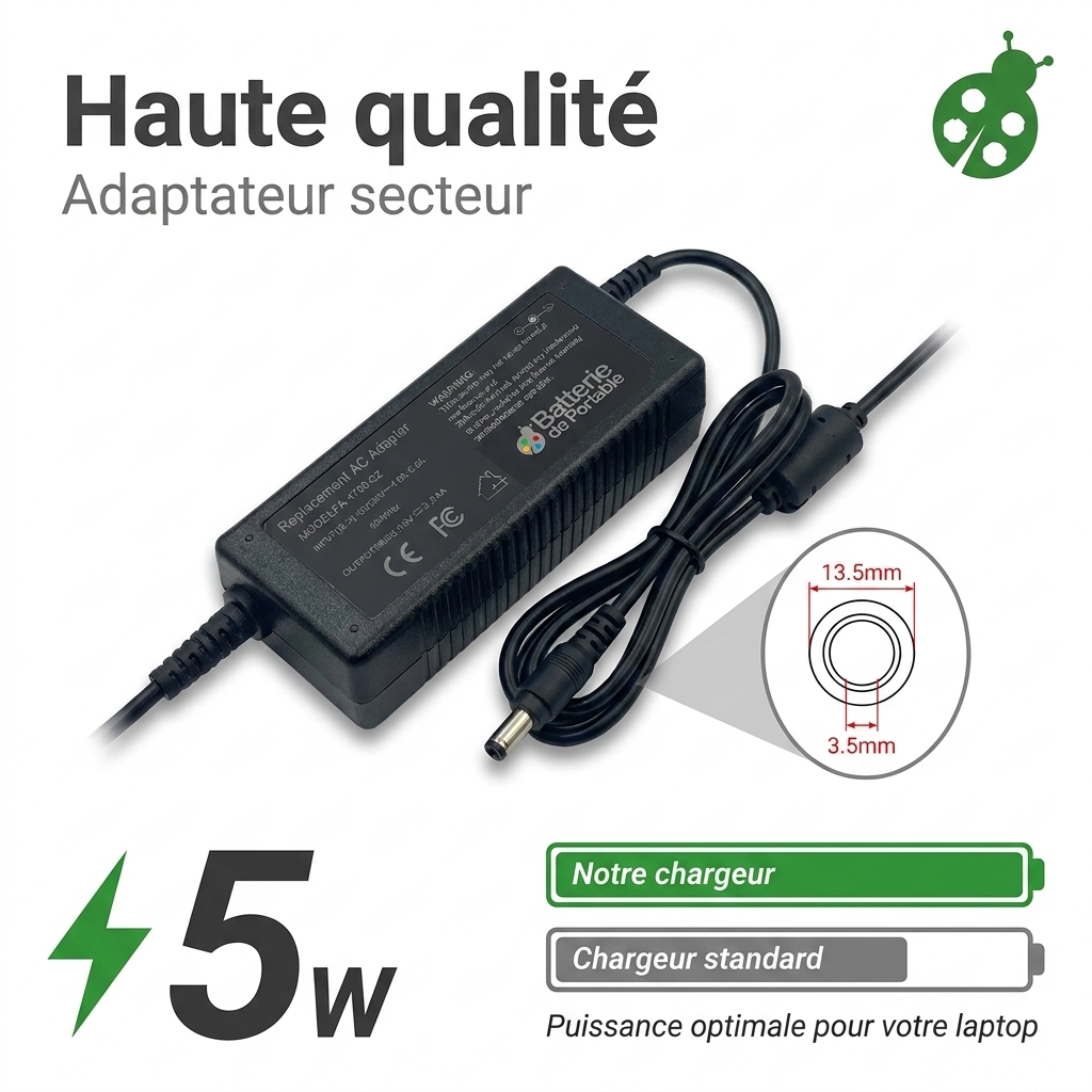 Chargeur ordinateur portable toshiba satellite pro c50 h