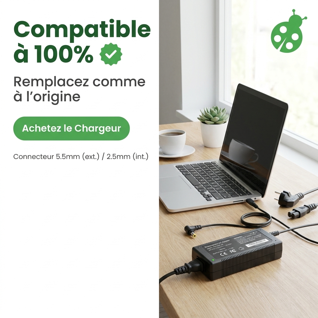 Chargeur ordinateur portable toshiba satellite pro c70 a 00g