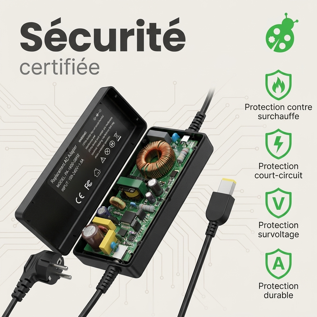 Chargeur ordinateur portable lenovo thinkpad x240
