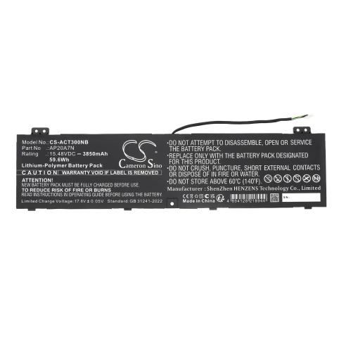 Batterie ordinateur portable acer predator triton 300 se pt314 51s 53w3