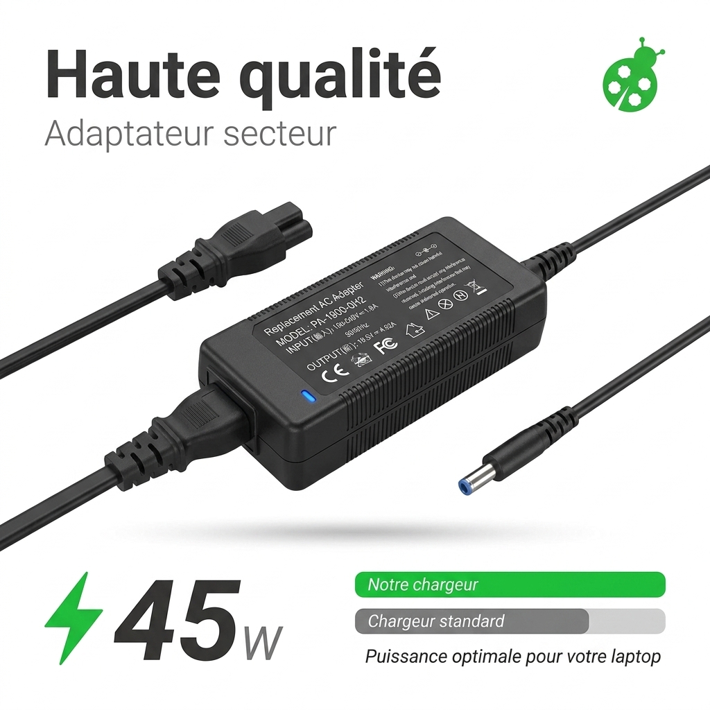 Chargeur ordinateur portable hp  15 fd1016nf