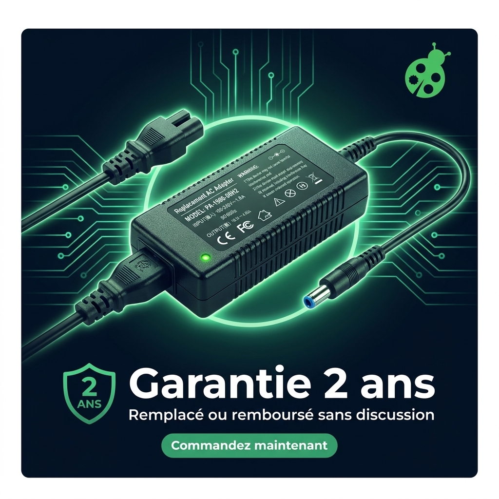 Chargeur ordinateur portable dell dc15250