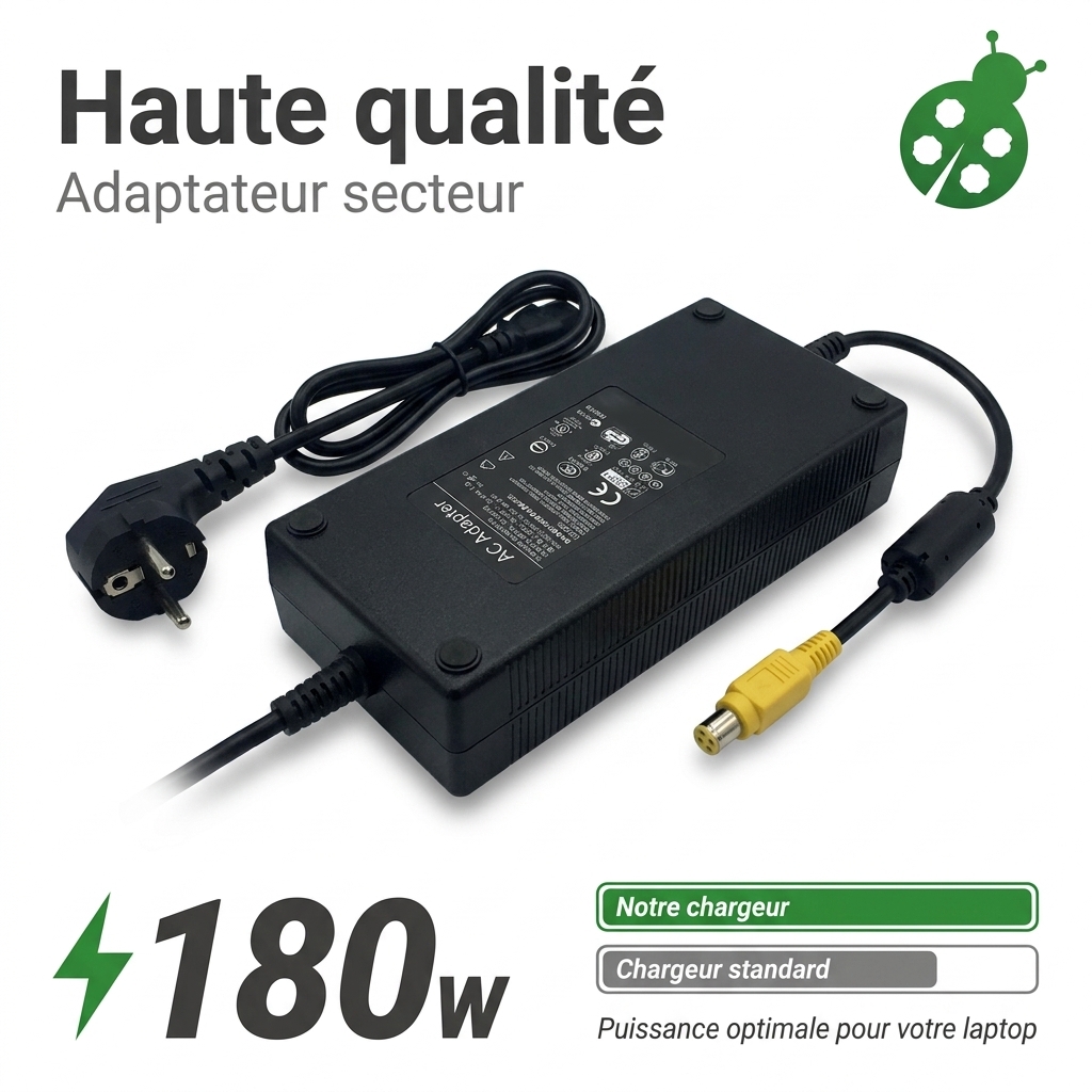 Chargeur ordinateur portable toshiba qosmio x500 06c