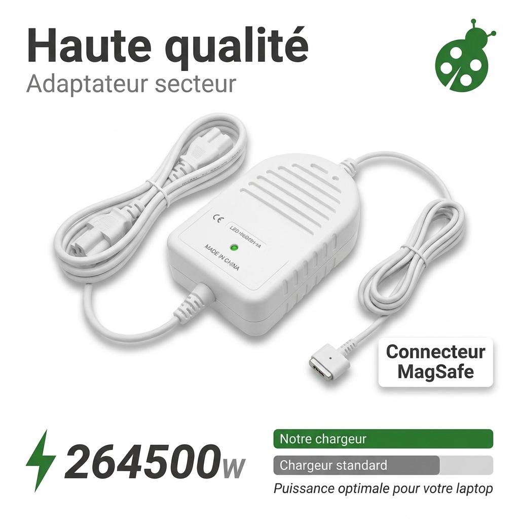 Chargeur   macbook 13 a1342 mid 2010
