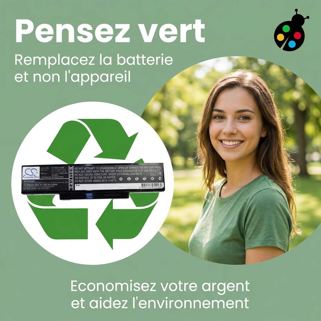 Batterie ordinateur portable asus n71j
